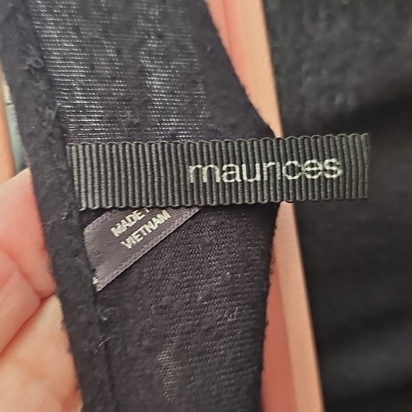 Maurices Black, Lace Shoulder, Sleeveless Top - Picture 7 of 9